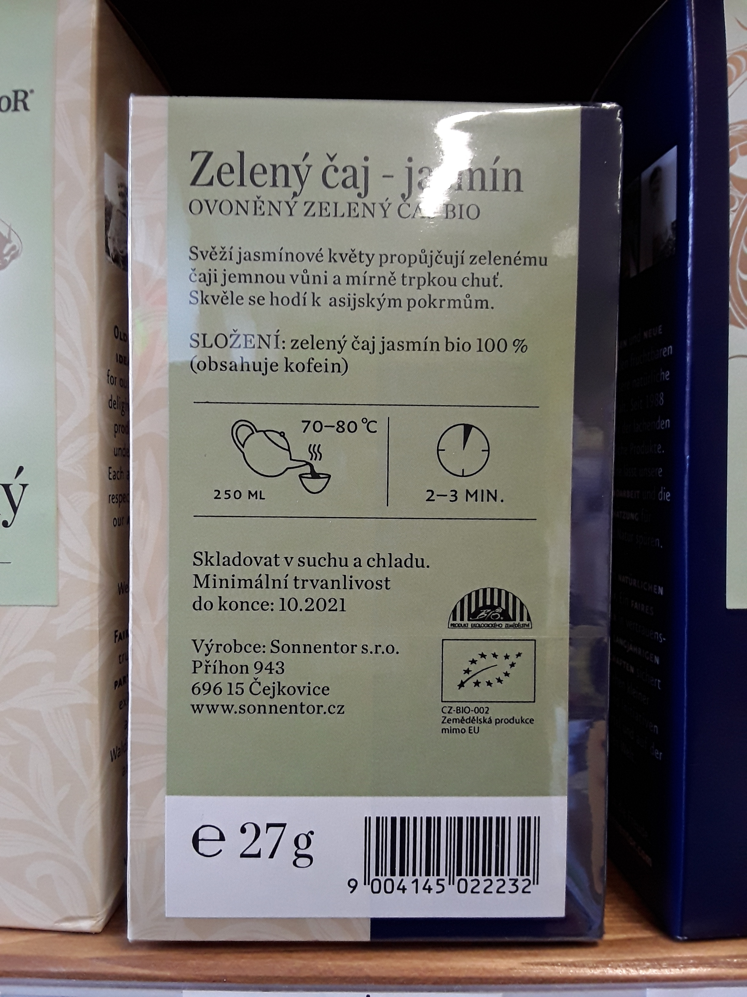 Zelený čaj jasmín