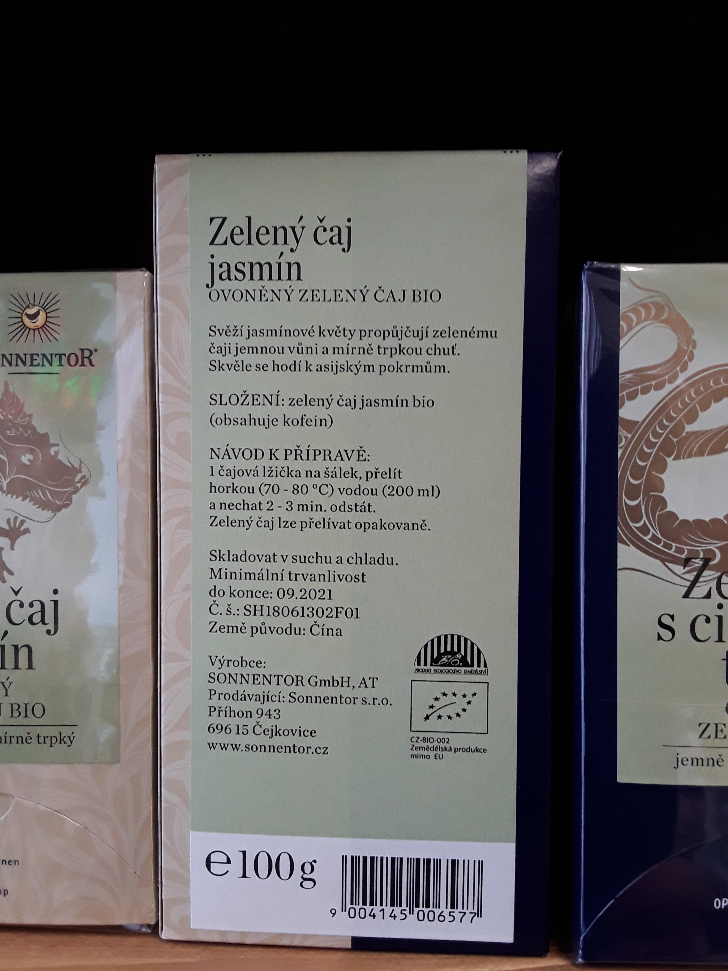 Zelený čaj jasmín