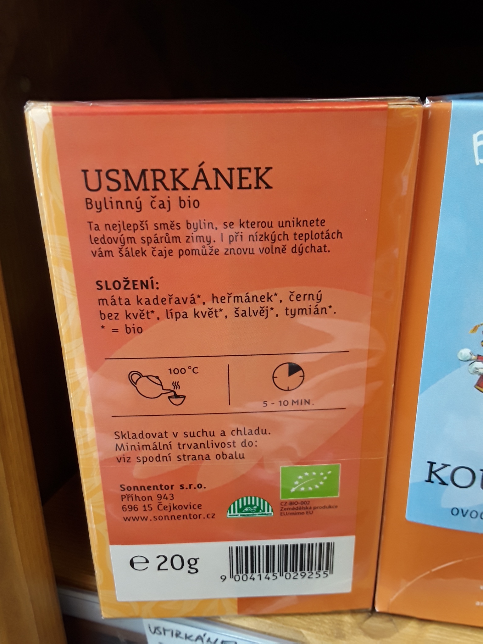 Čaj usmrkánek