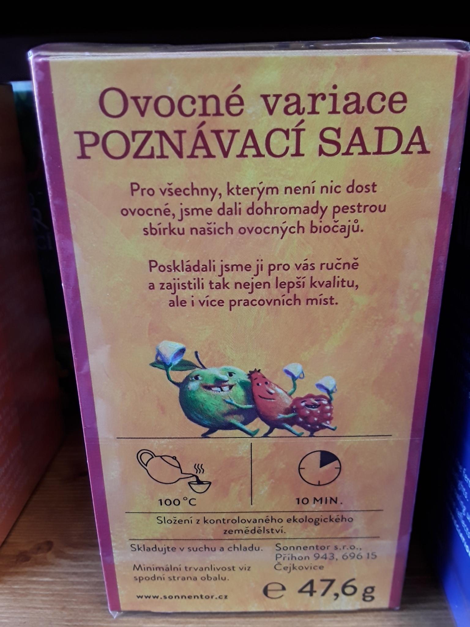 Poznávací sada ovocná