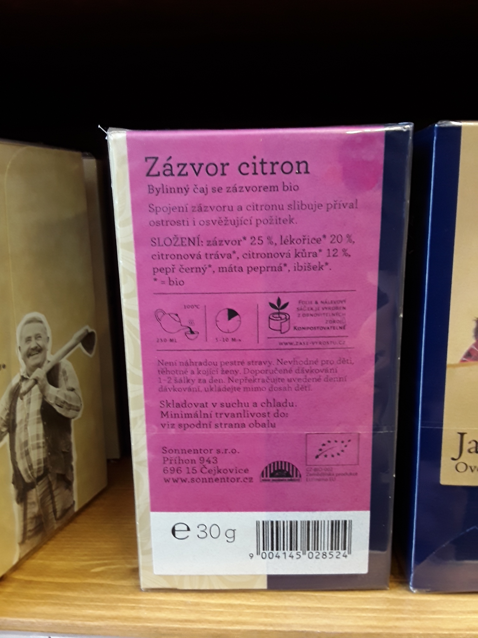 Zázvor citrón