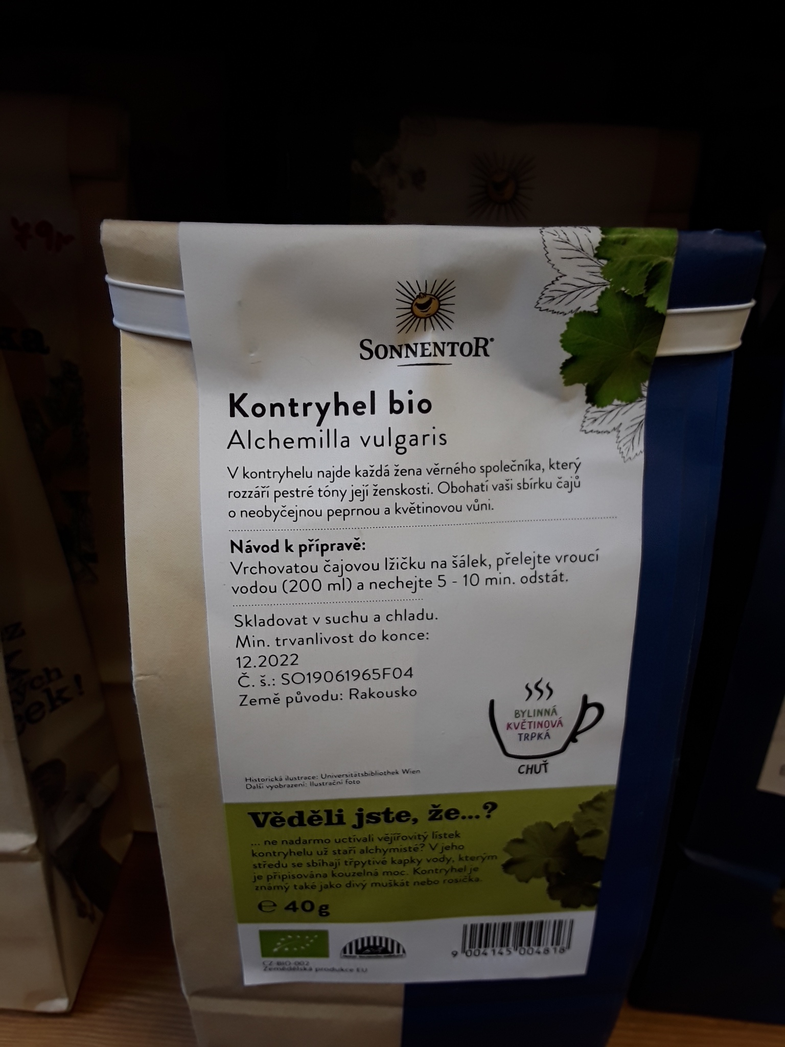 Čaj kontryhel
