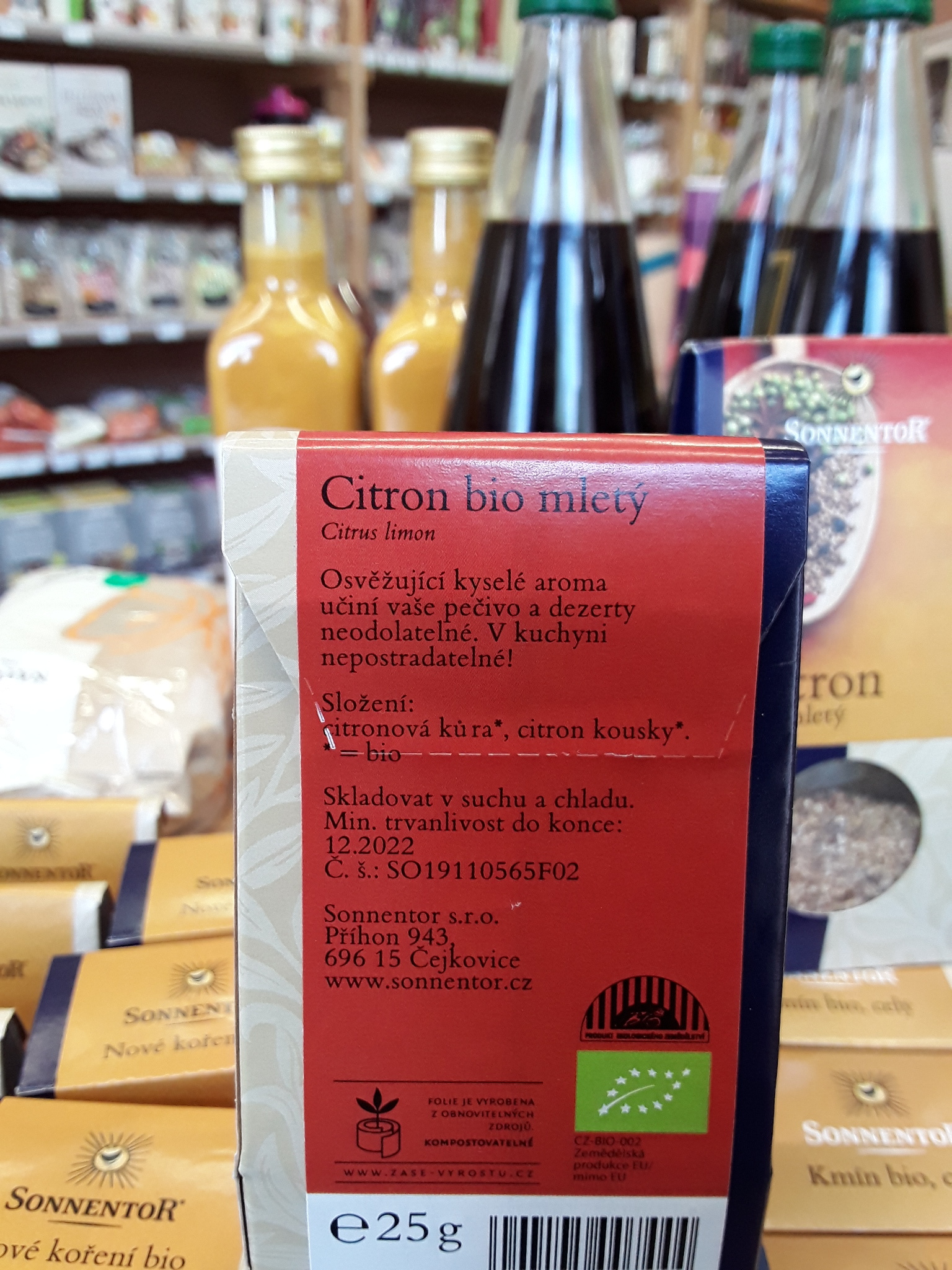 Citrón mletý