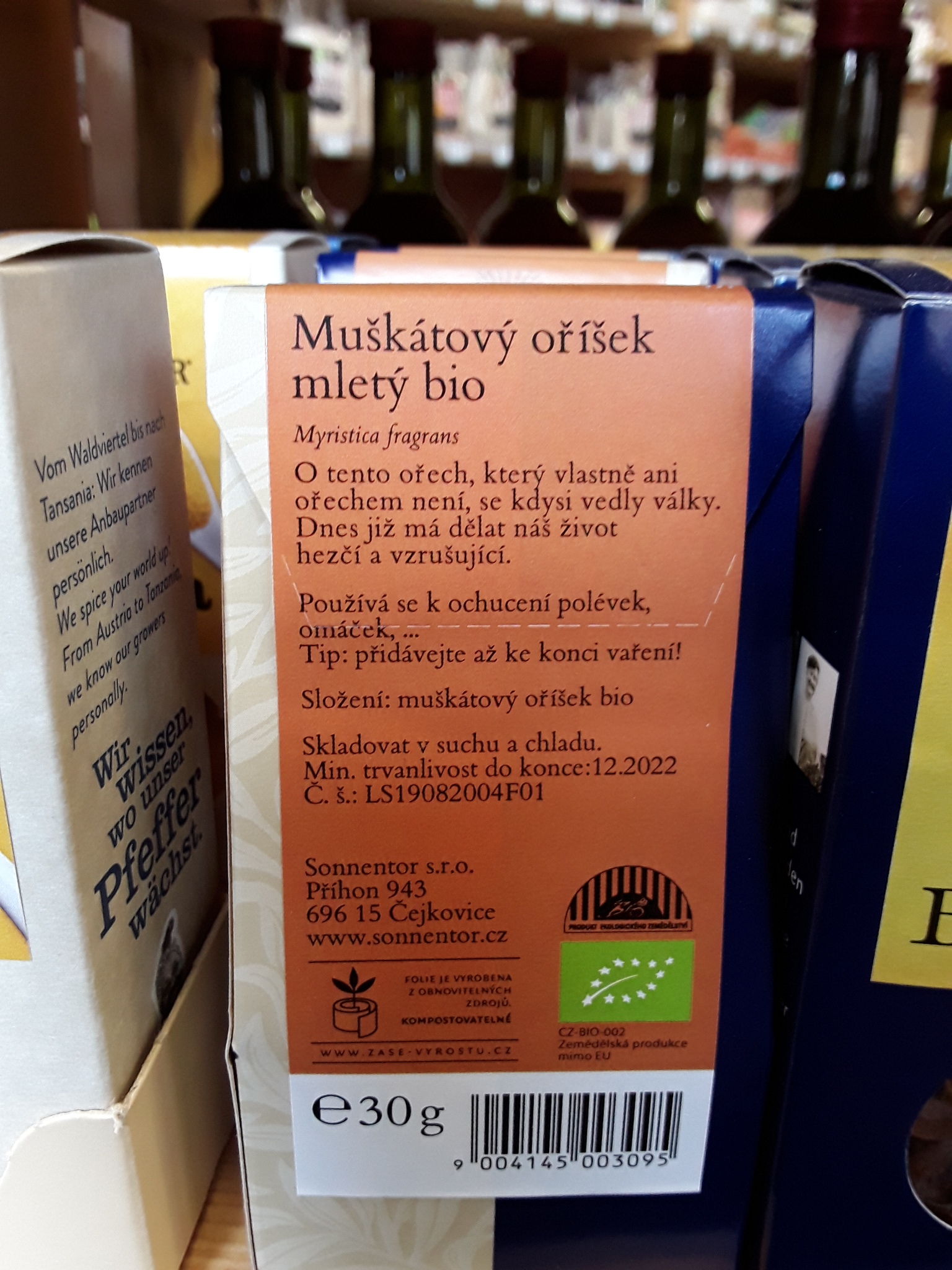 Muškátový oříšek, mletý