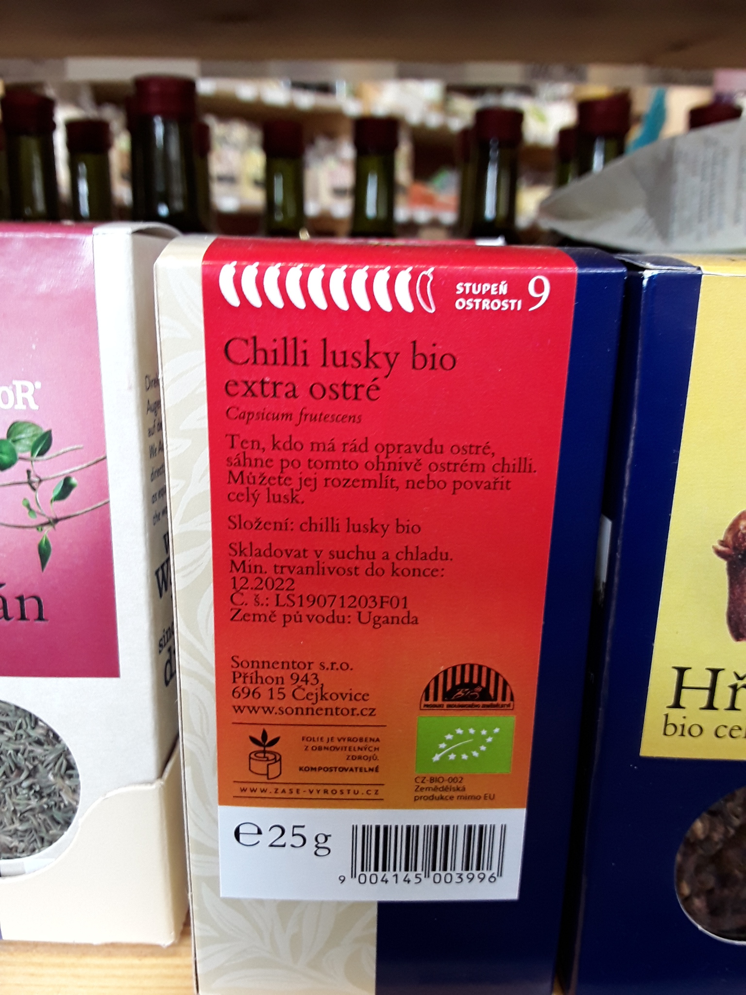 Chilli lusky, extra ostré