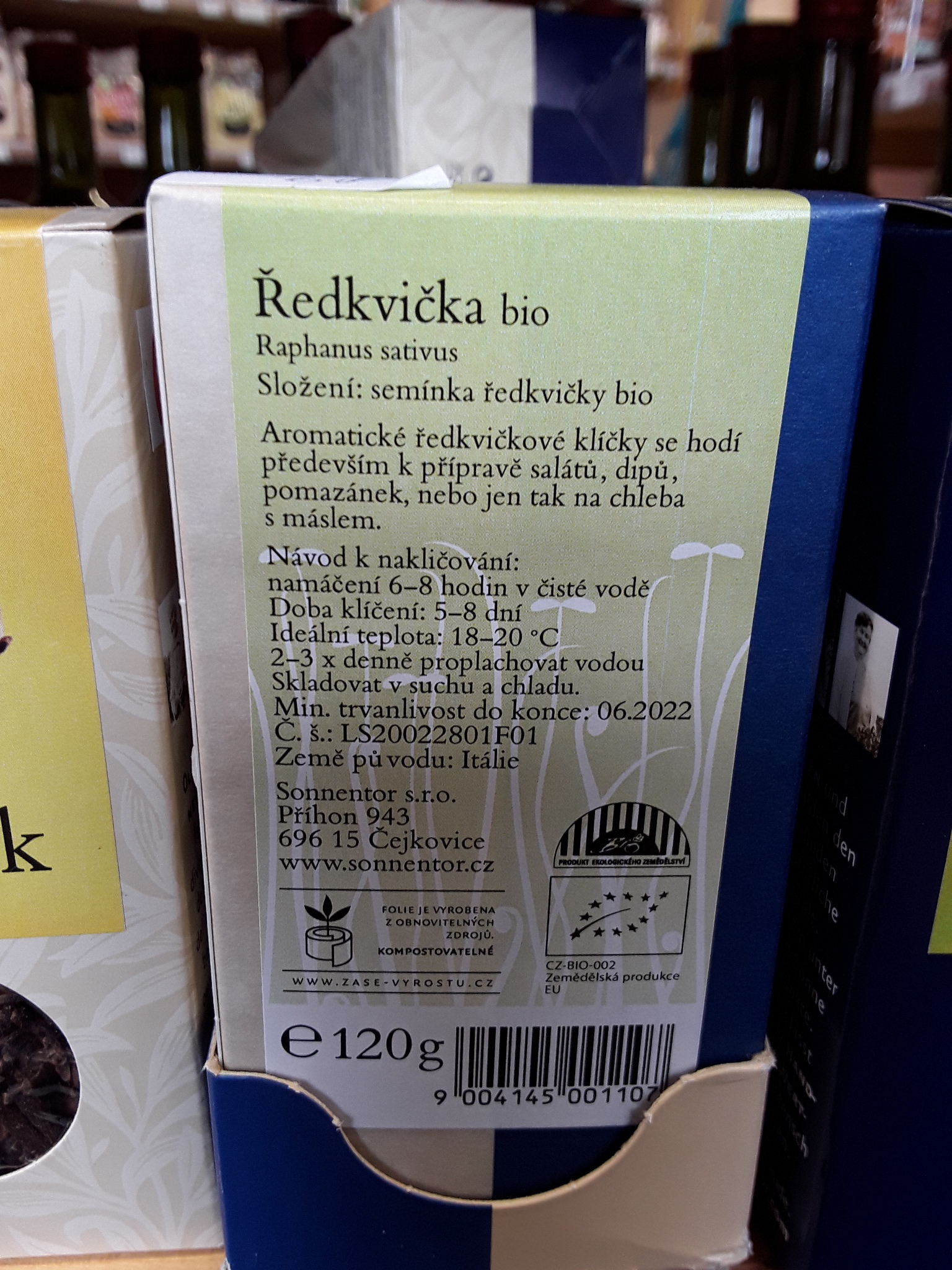 Ředkvička bio