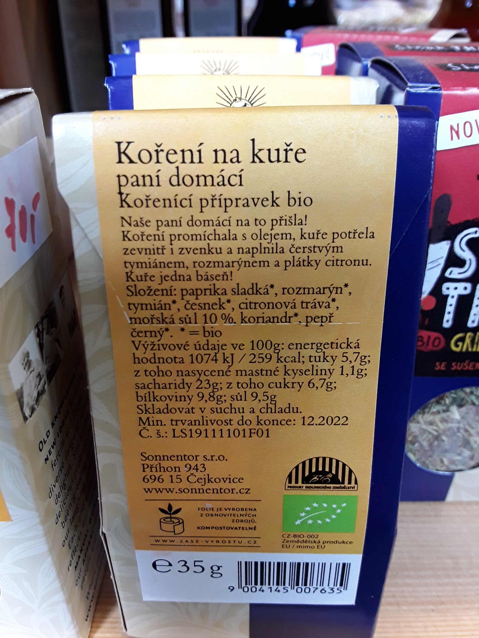Koření na kuře
