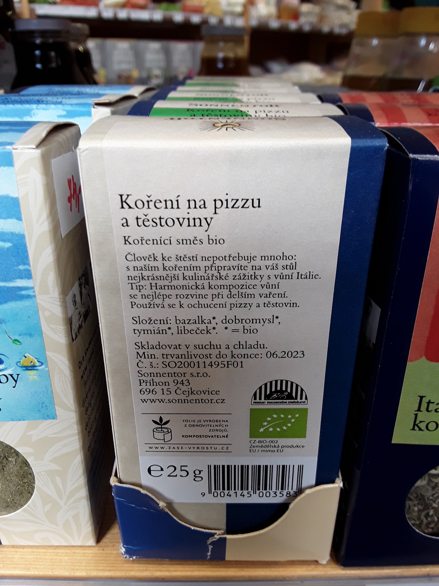 Koření na pizzu
