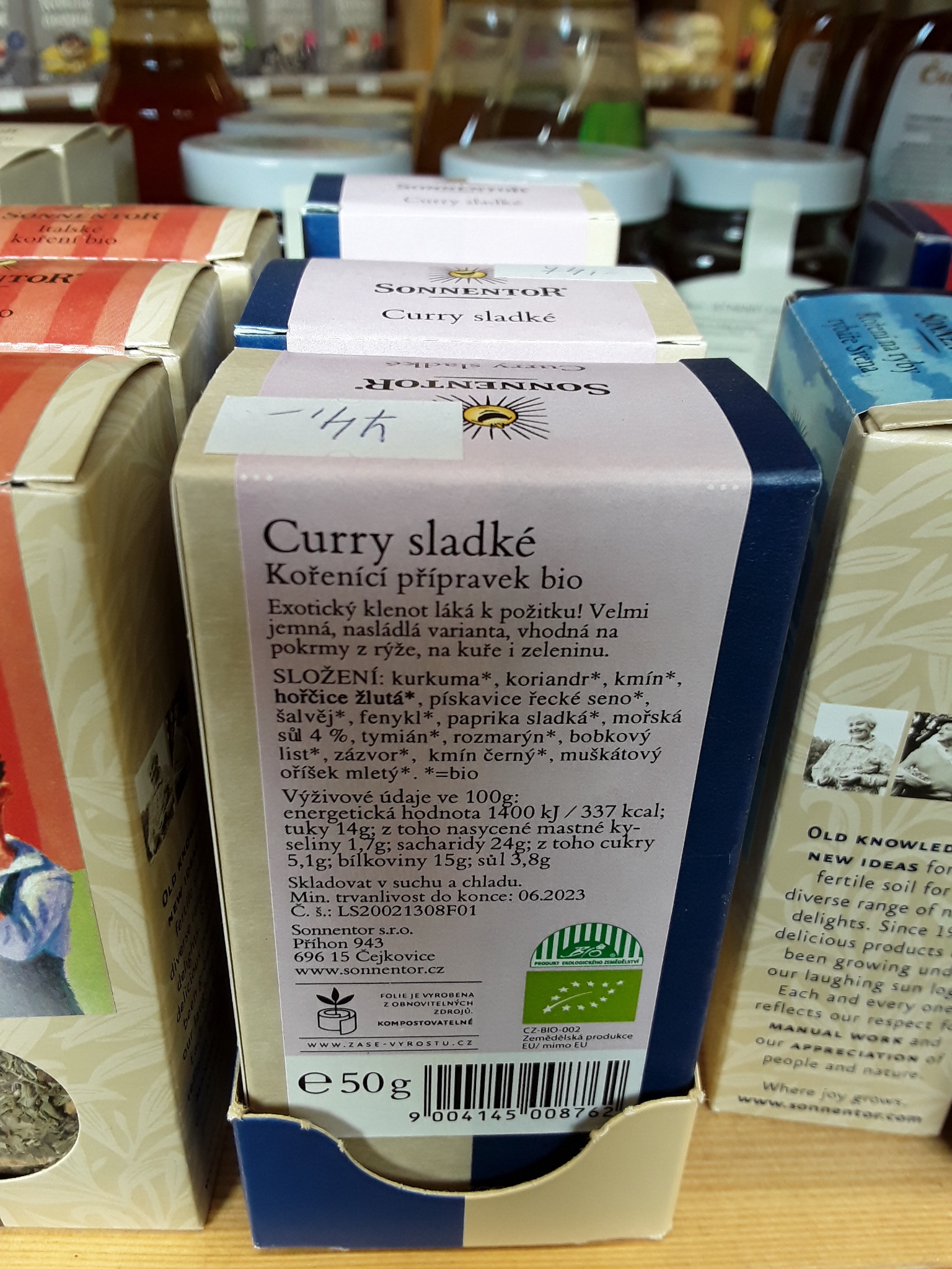 Curry sladké