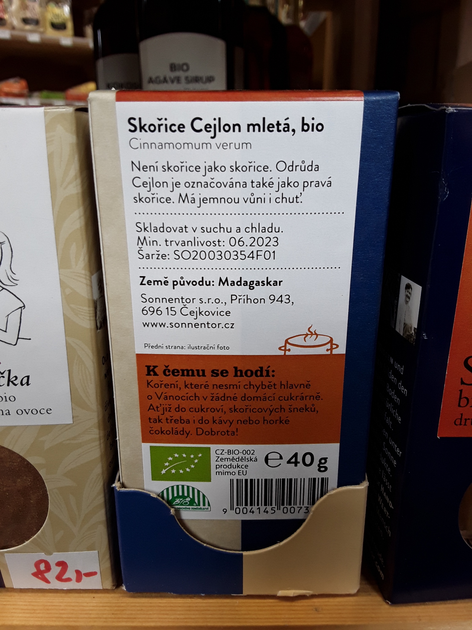 Skořice mletá