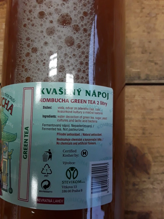 kombucha zelený čaj