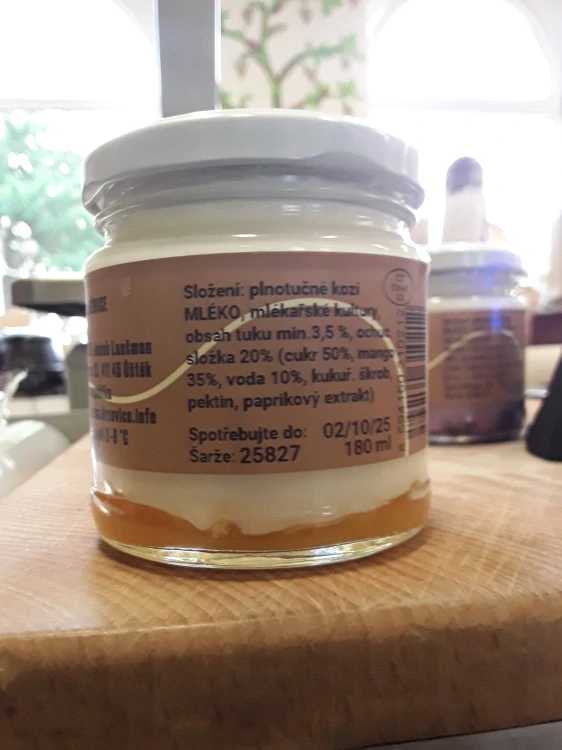 kozí jogurt mango