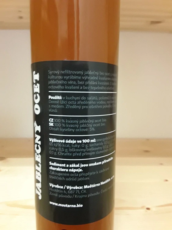 Jablečný ocet bio bio