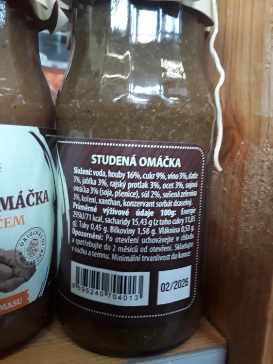 houbová omáčka