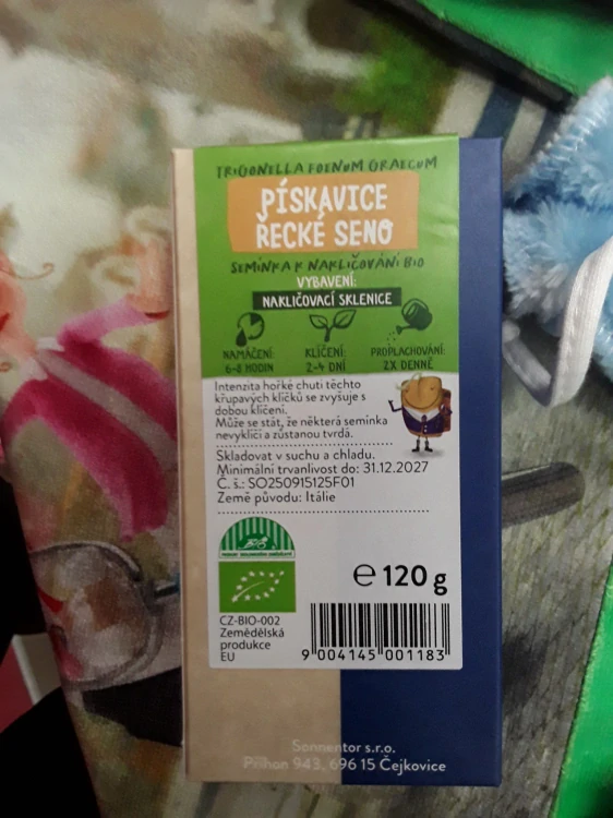 Pískavice řecké seno