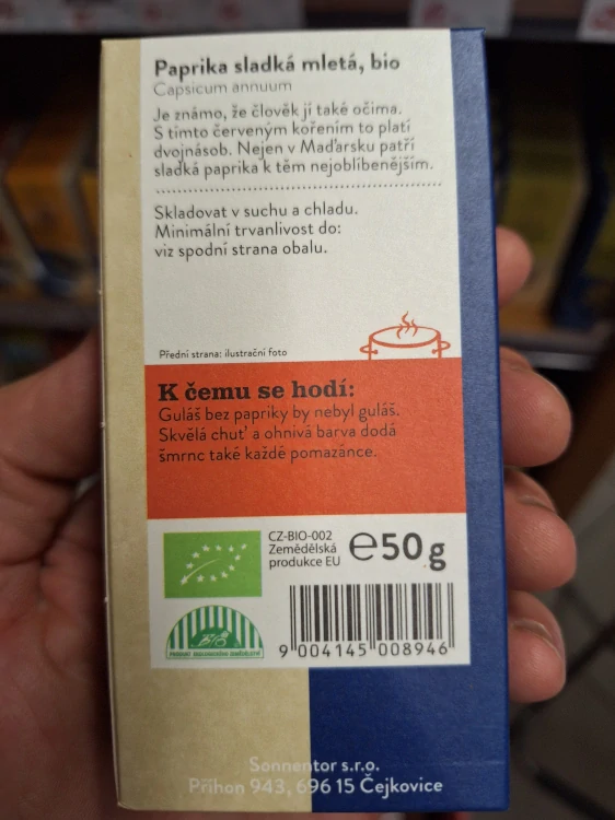 Paprika mletá sladká