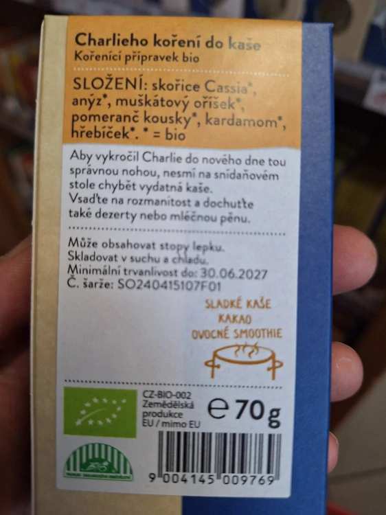Koření do kaše