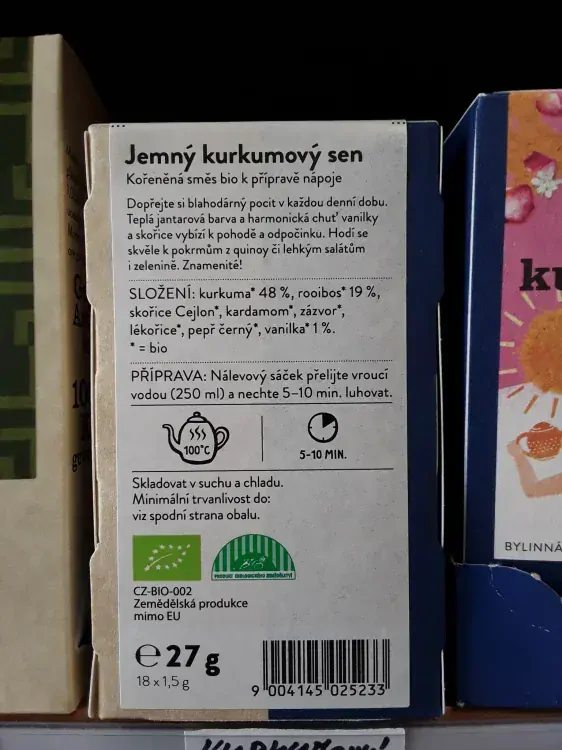 Jemný kurkumový sen