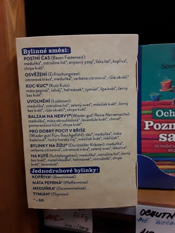 Bylinná poznávací sada