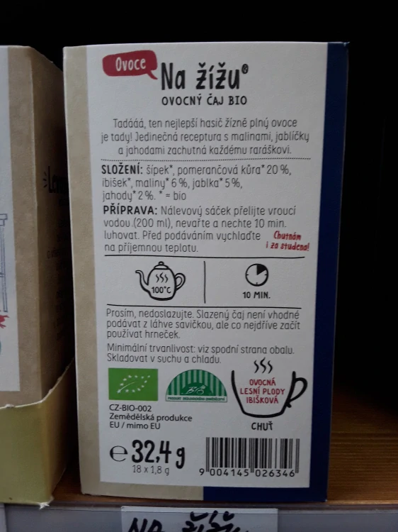Na žížu ovocný čaj