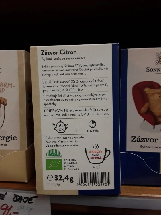 Zázvor citrón