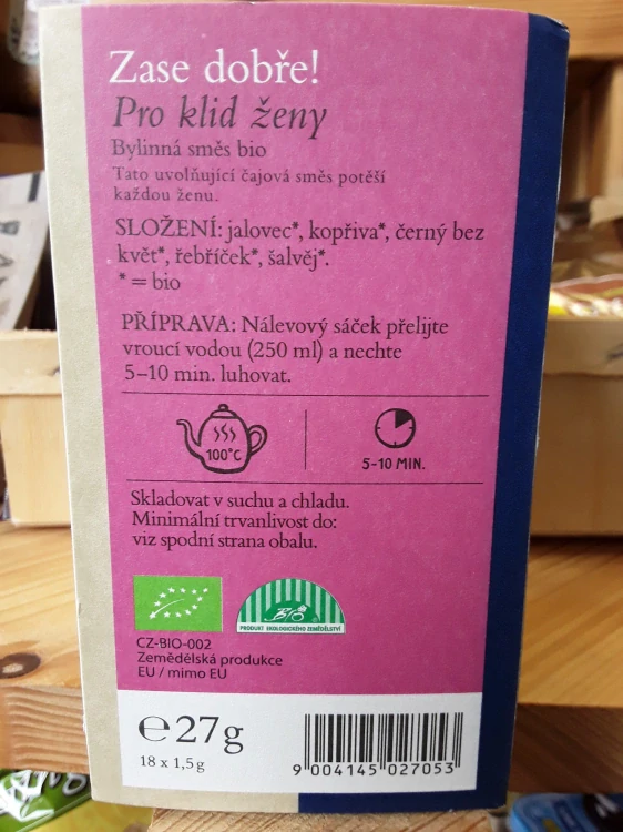 Zase Dobře! Pro klid ženy