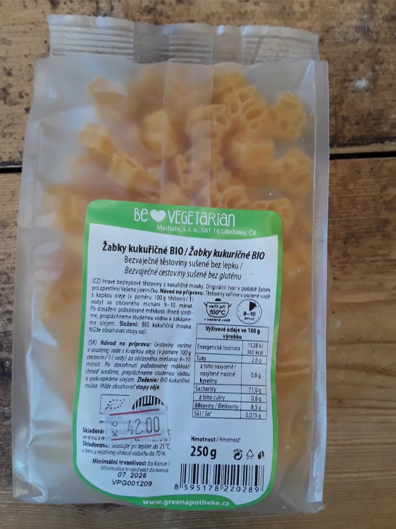 Těstoviny Kwák kukuřičné