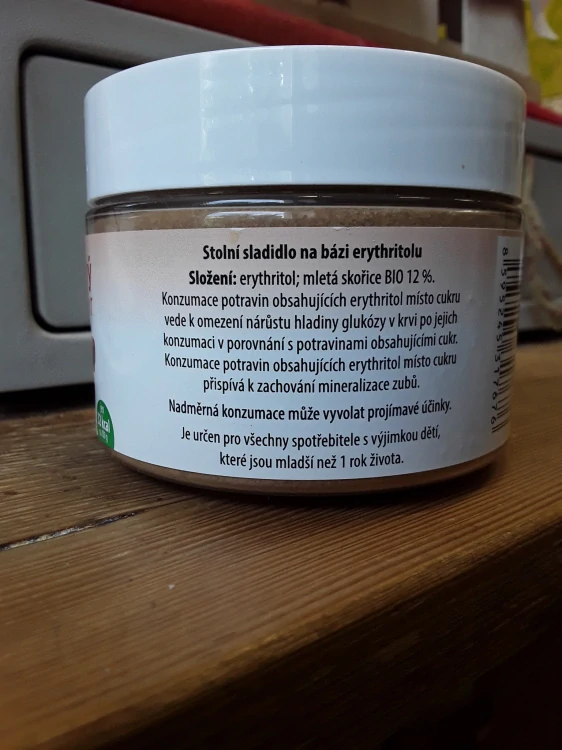 Skořicový necukr erythritol