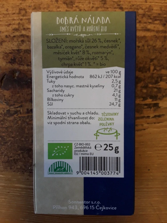 Dobrá nálada směs Květu a koření bio