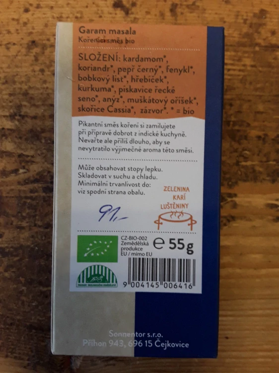 Garam masala bio