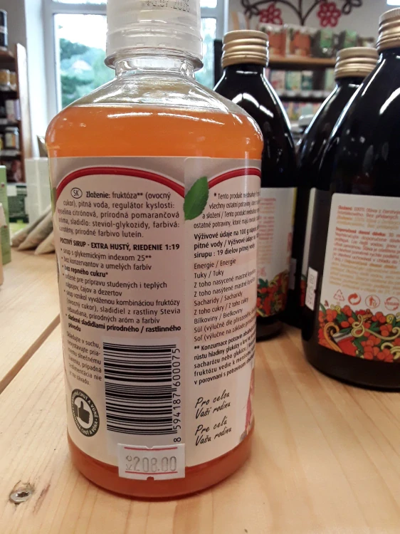 Poctivý sirup Lahodný pomeranč