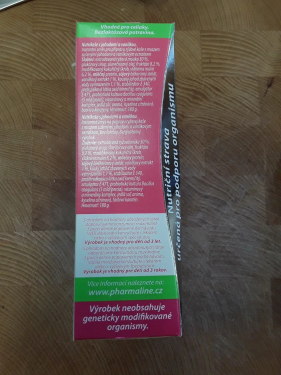 Nutrikaše - jahoda a vanilka
