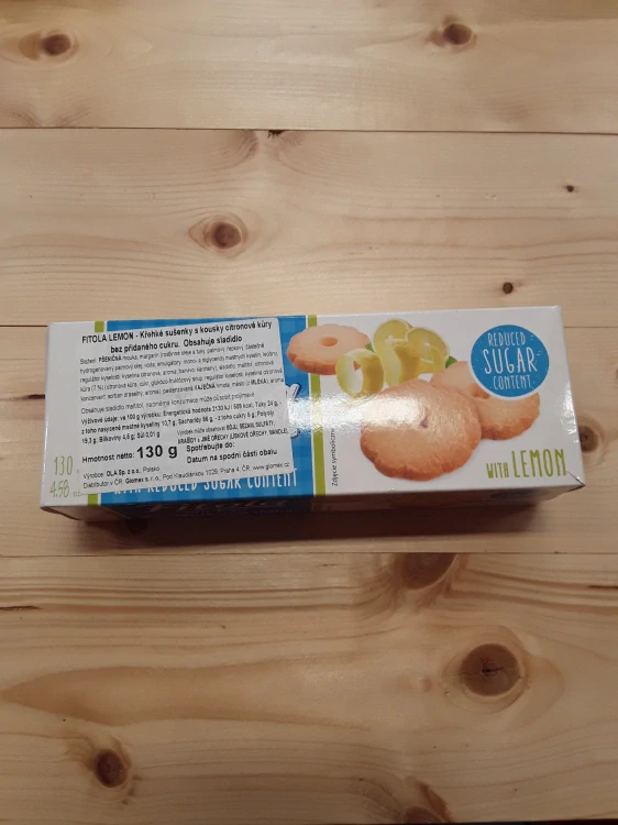 Fitola sušenky s citronem