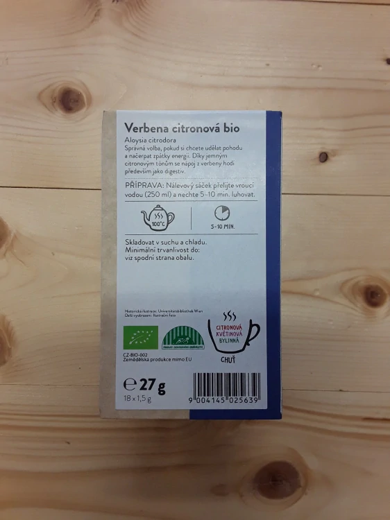 Čaj Verbena citronová