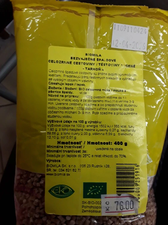Spaldova celozrnné těstoviny