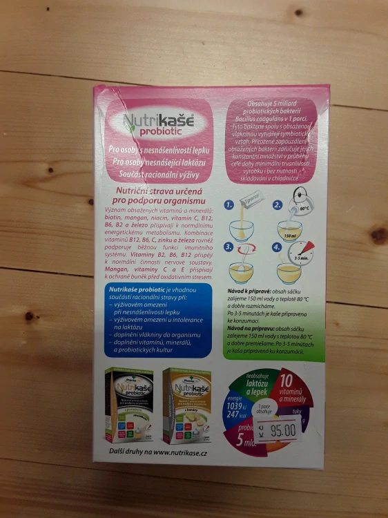Nutrikaše probiotic - s malinami