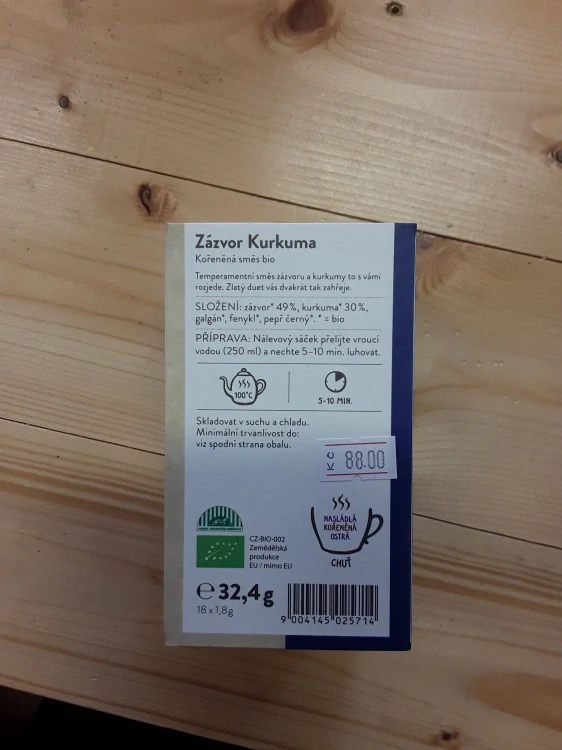 zázvor kurkuma-čaj 