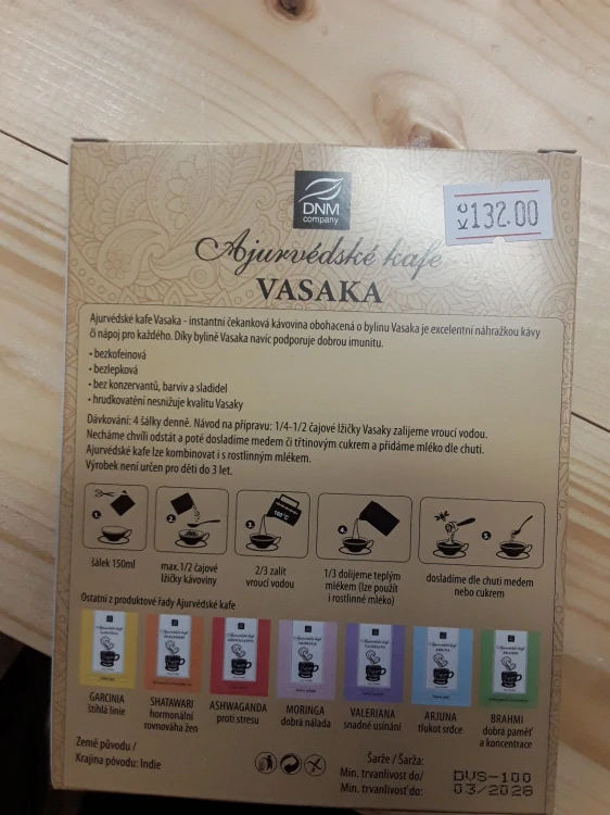 Ajurvéckské kafe vasaka