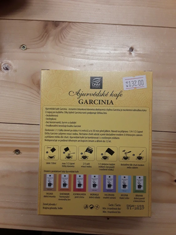 Ajurvéckské kafe garcinia