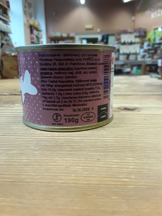 Kapří paštika s chilli