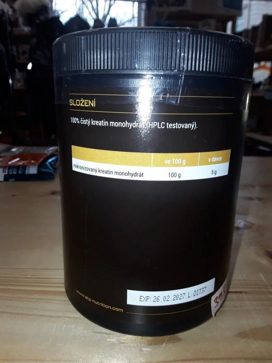 Doplňek stravy creatin monohydrate