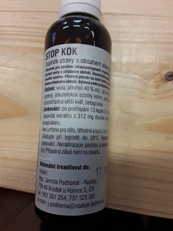 Doplňek  stravy stop-kok