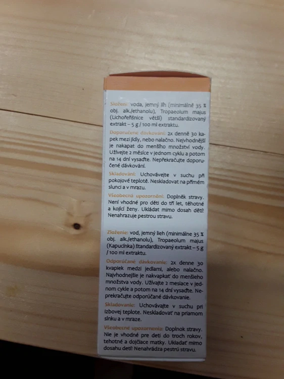 Lichořeřišnice kapky