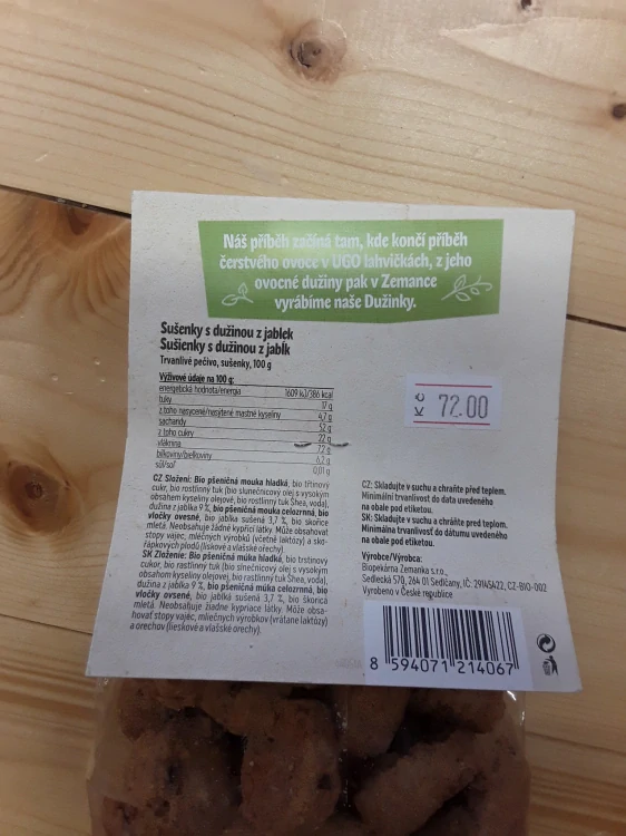 Jablečné sušenky 