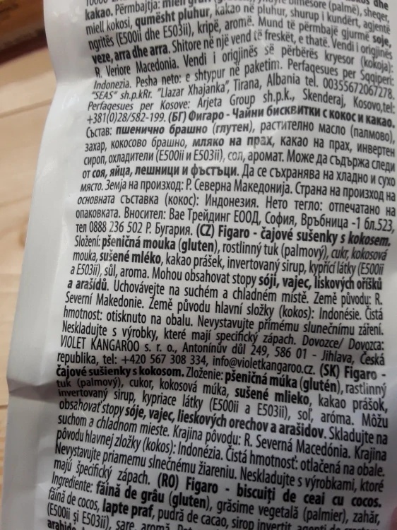 Čajové sušenky s kokosem
