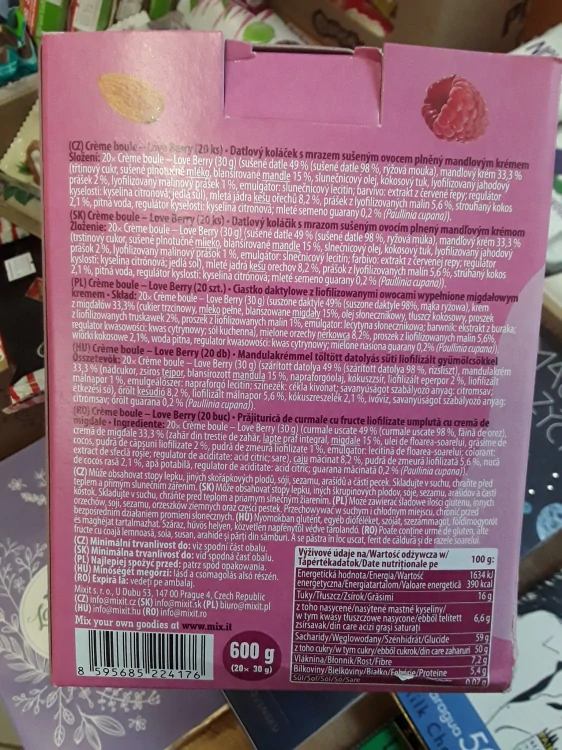 créme boule love berry
