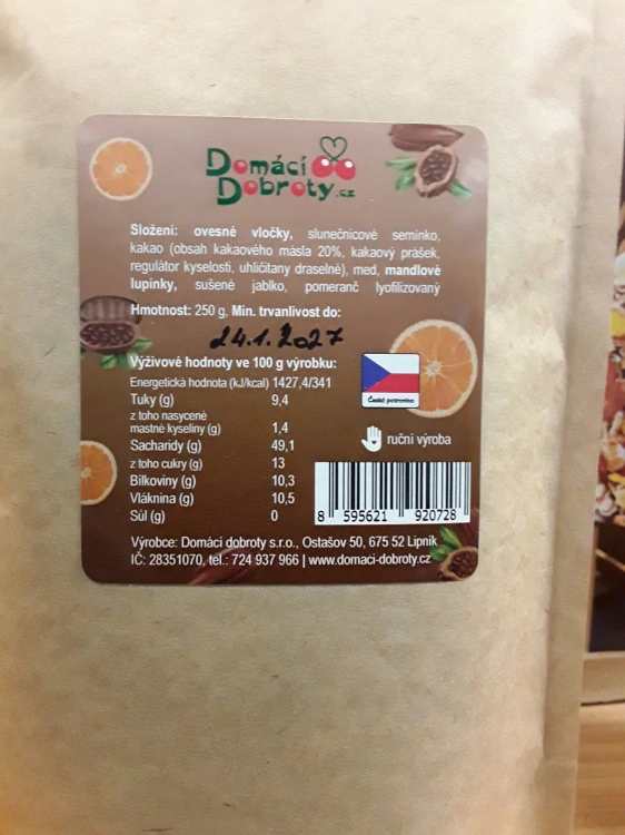 Kakaové müsli