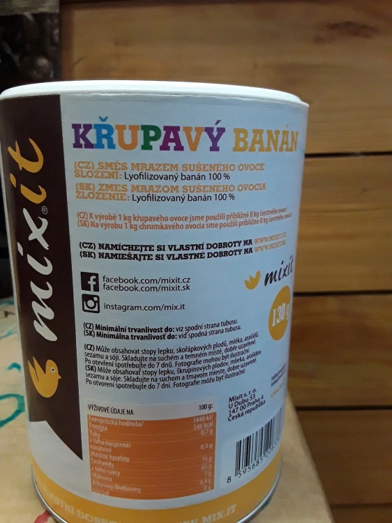 Mixit křupavý banán