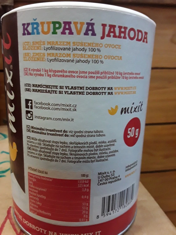 Mixit křupavá jahoda