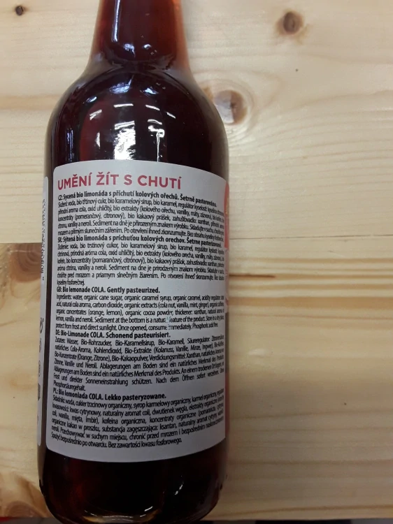 BIO grafová limonáda cola